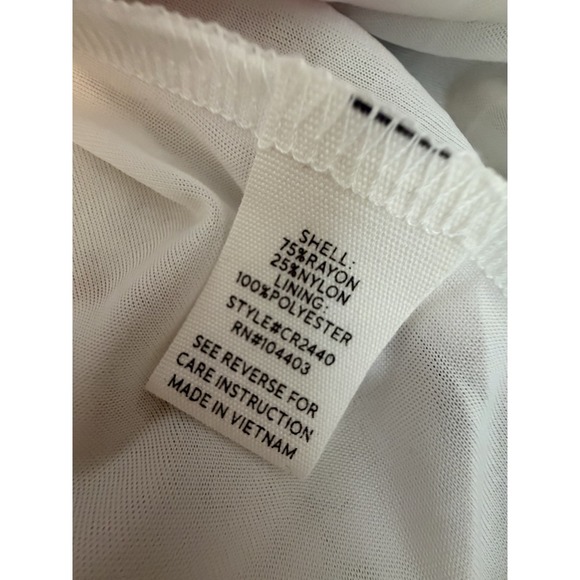 Blu Pepper Smocked Mini Dress L/8/10 Puff Sleeve Square Neck Fit & Flare Cottage - Picture 11 of 11